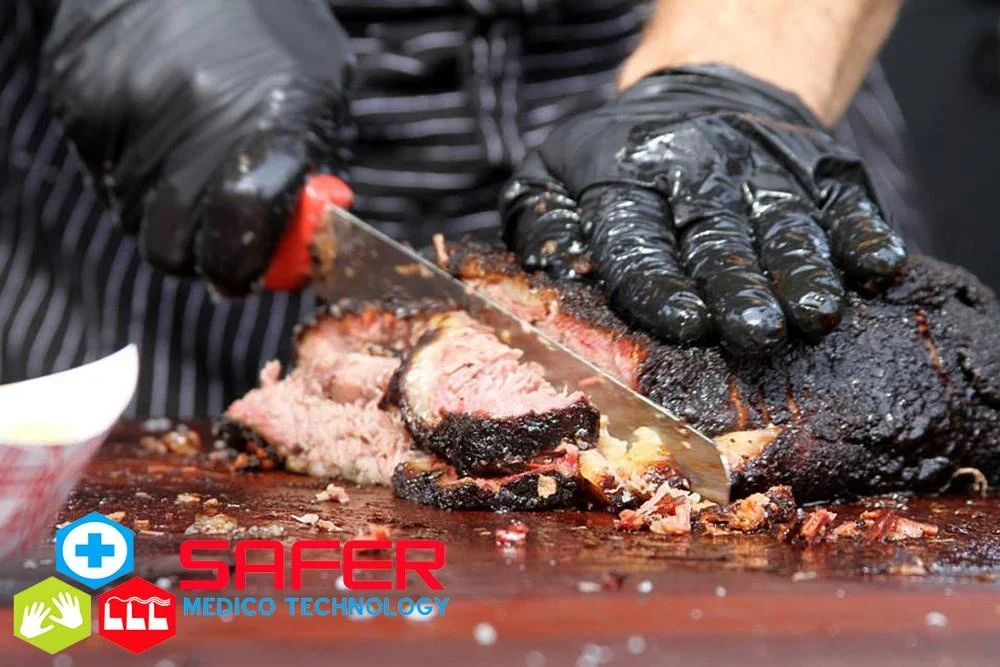 
black nitrile gloves 