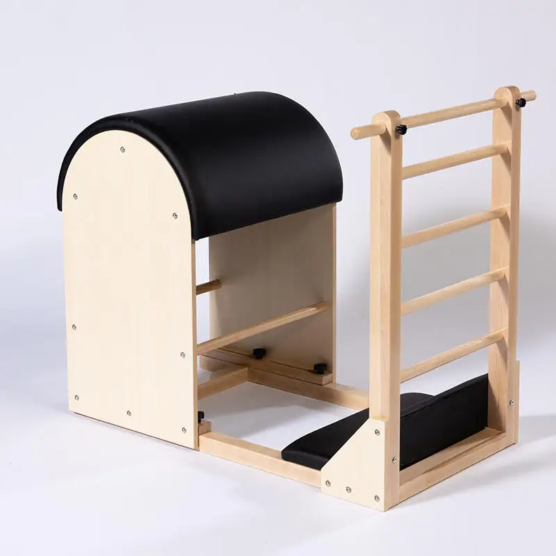High Quality Oak Wood Maple Wooden Ladder Barrel Durable Feature for Pilates Chair Cadillac Reformer Yoga Training