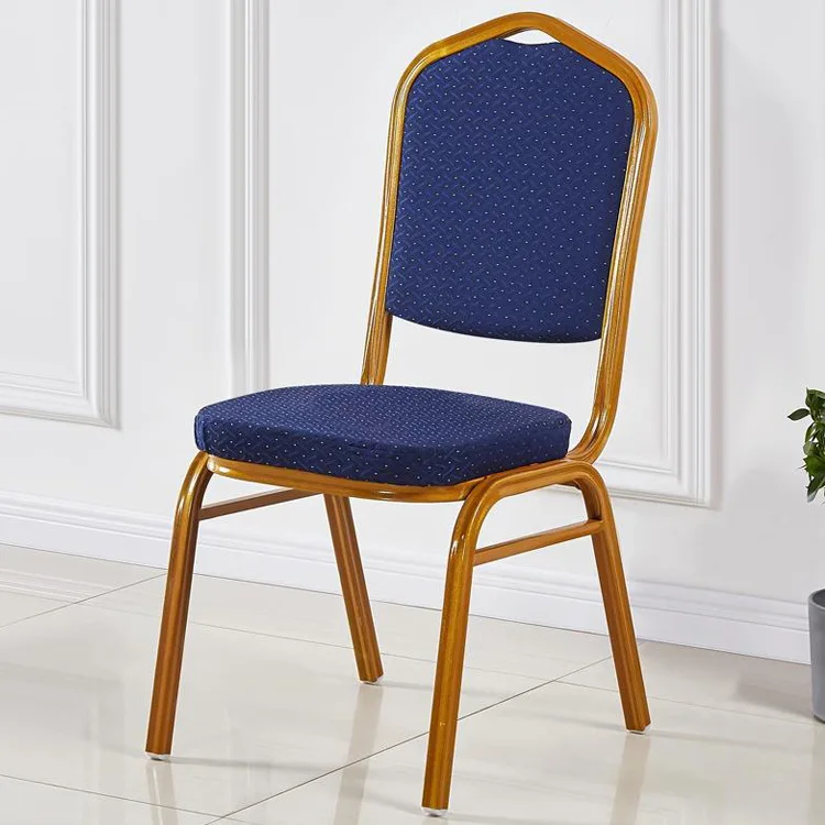 Wholesale Party Banquet Din Chair Gold Furniture Hall  Hotel Chair Stackable Wedding Banquet