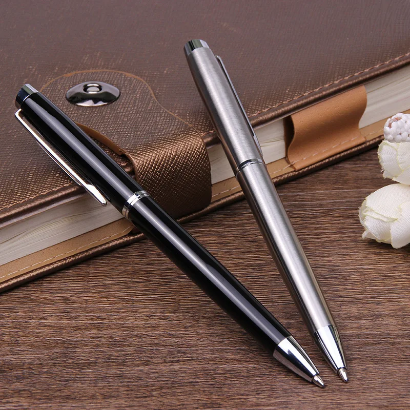 Oblique head advertising ballpoint pen manufacturers wholesale business office writing pen gift metal pen