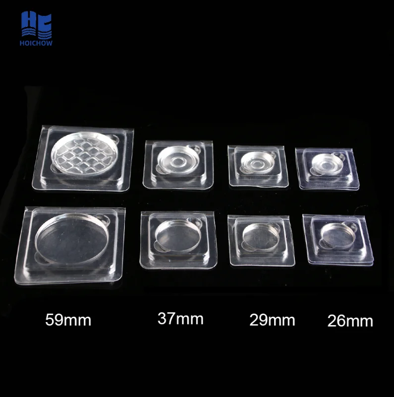 
Clear PVC Clamshell plastic blister pack for press pans eyeshadow palette 