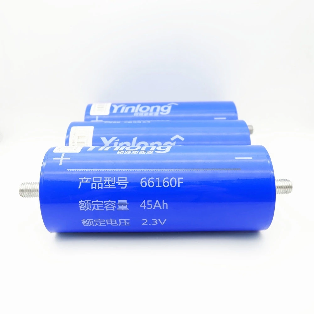 20000+ life cycle Yinlong LTO 2.3V 30AH 35AH 40AH 45AH 66160  Lithium Titanate Oxide Battery Cells