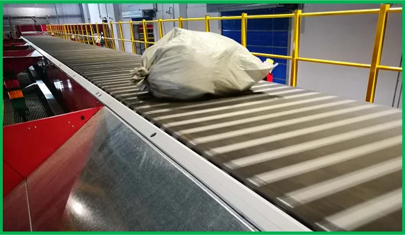 vertical sorter  cross belt conveyor for  express/ parcel/ mail  sorting