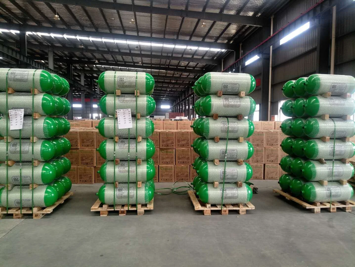 Anhui clean energy vehicle cng tank cylinder cng2 cylinder Type 2 composite fiber cng cylinder for car