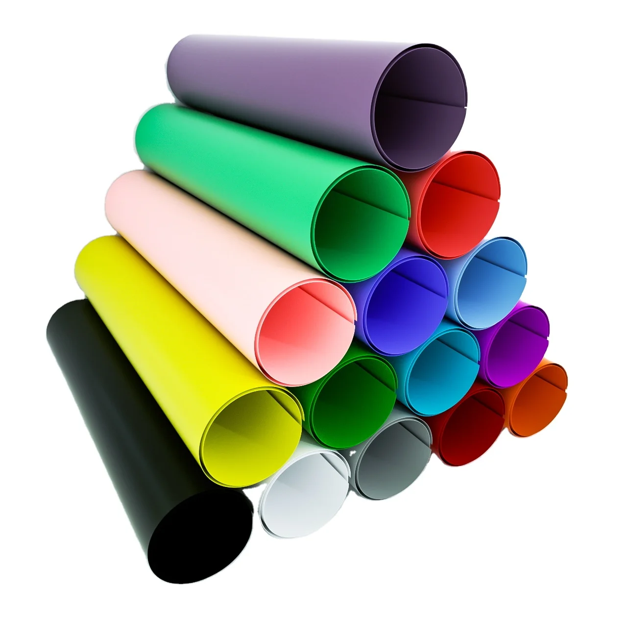 Factory direct customize recycled 2mm colorful soft Plastic Film PVC roll sheet
