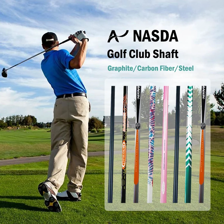 Hot Sale Golf Shafts Graphite Lightweight Golf Club Shaft for Driver Wood Iron OEM Colored and Design Carbon Fiber Golf Shaft