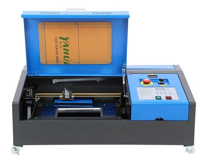320 Small type 300*200mm co2 laser engraving machine for stamp engraving and making