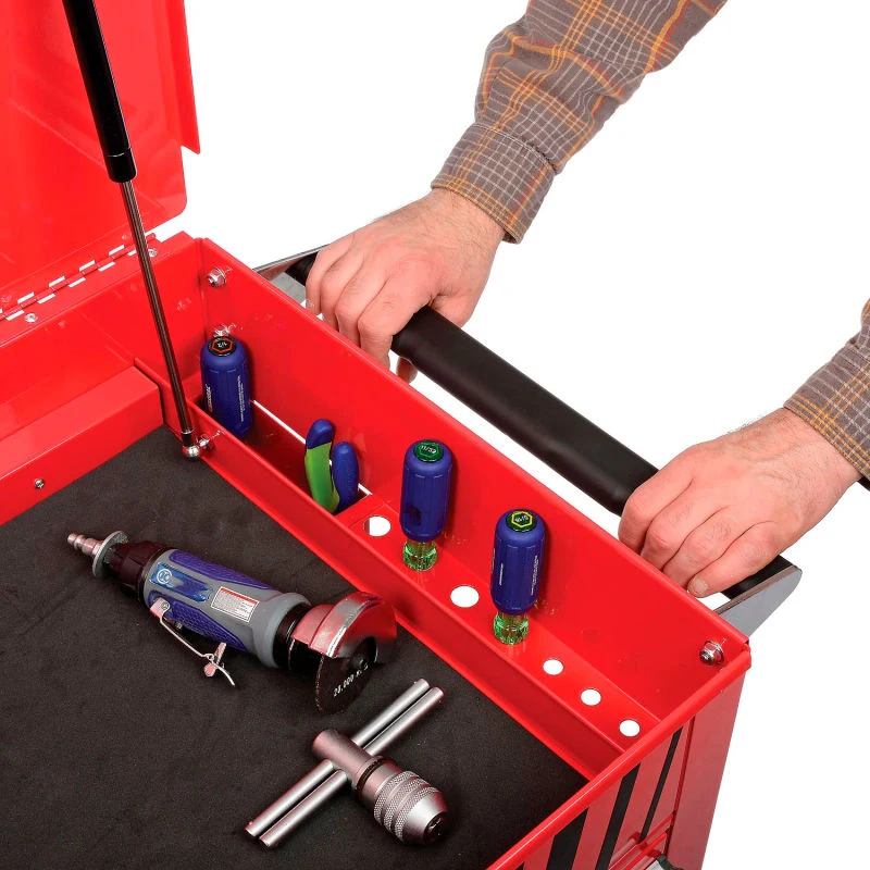 Ball Bearing heavy load tool trolley cabinet tool cart with 6 drawers