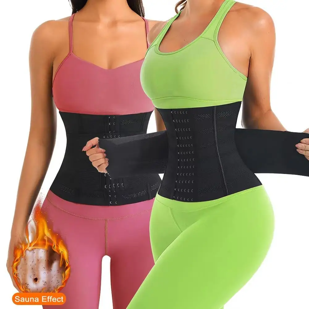 Latex Women Plus Size Belly Girdle Tummy Control Waist Trimmer Cincher Corset Wrap Belt Waist Trainer Shaper Shapewear