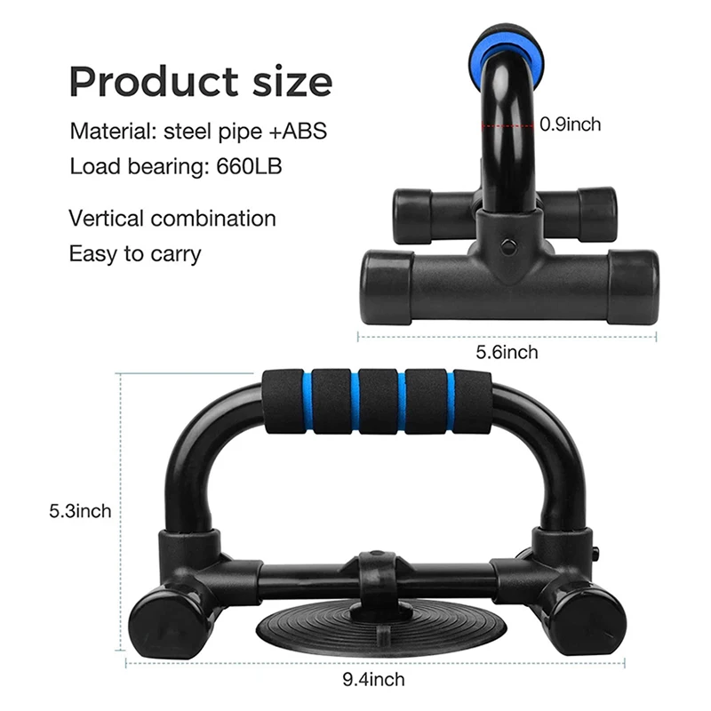 Wholesale Slip Resistant Support Arm Shoulder Abdominal Muscle Training Power Exercise Push Up Handles Frame Pushup Stands