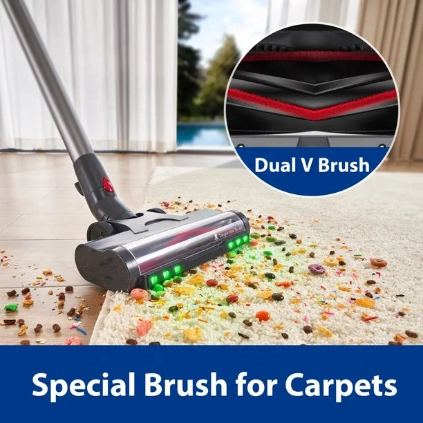 S3Pro Cordless Vacuum Cleaner 400W Stick Vacuum 70min Runtime Battery Handheld Vacuumum