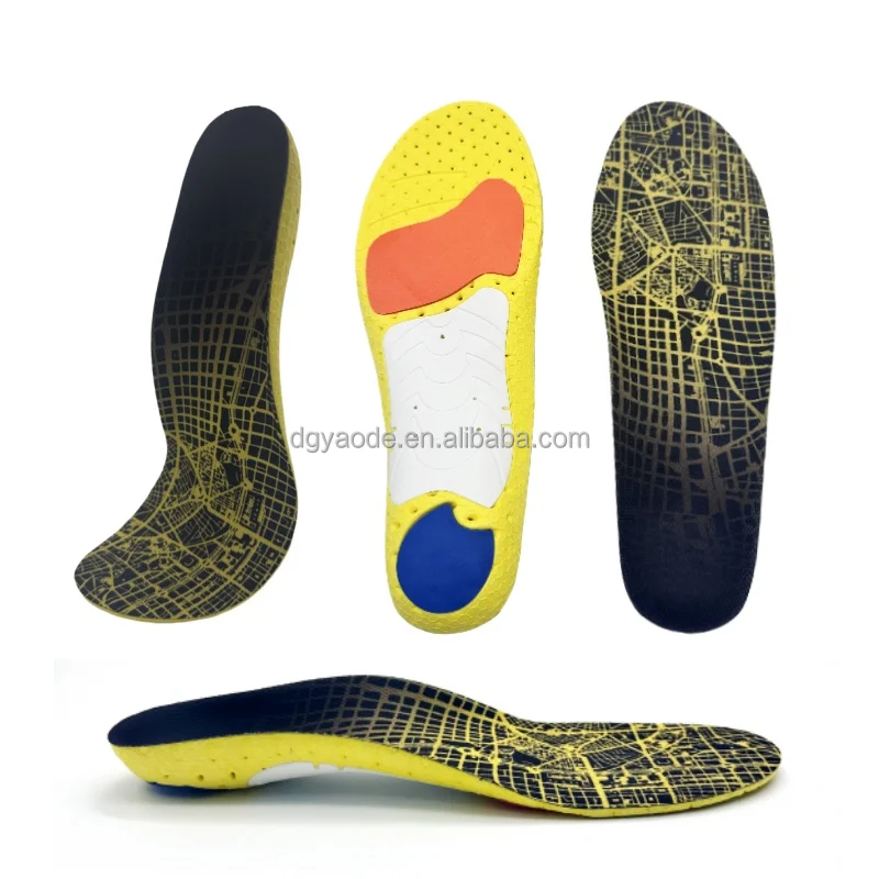 Arch Support Insole Superior Cushioning Airflow Heavy Duty Shell for Less Fatigue Comfort Athletic Casual Work Shoe Inserts