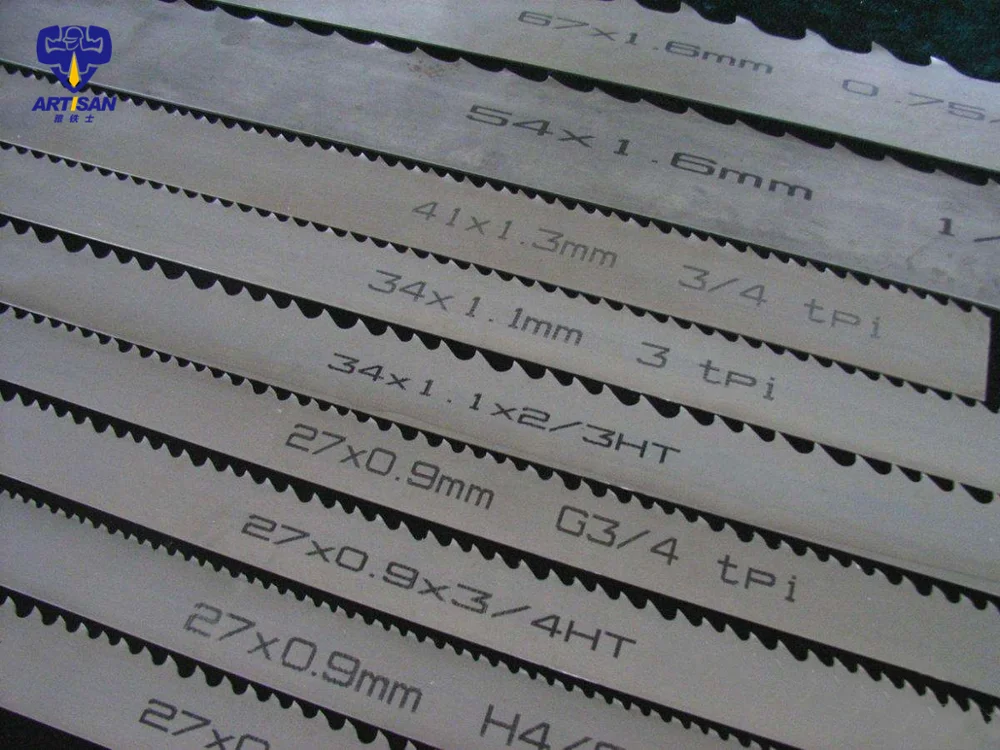 Band saw blade for stainless steel M42 HSS carbon steel bandsaw blade
