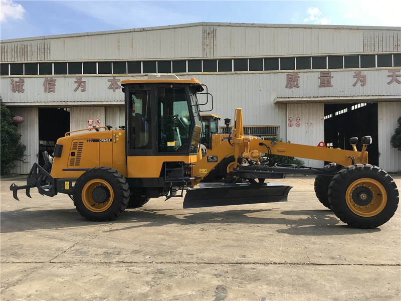 China Famous brand GR100 road grader machine mini motor grader for sale