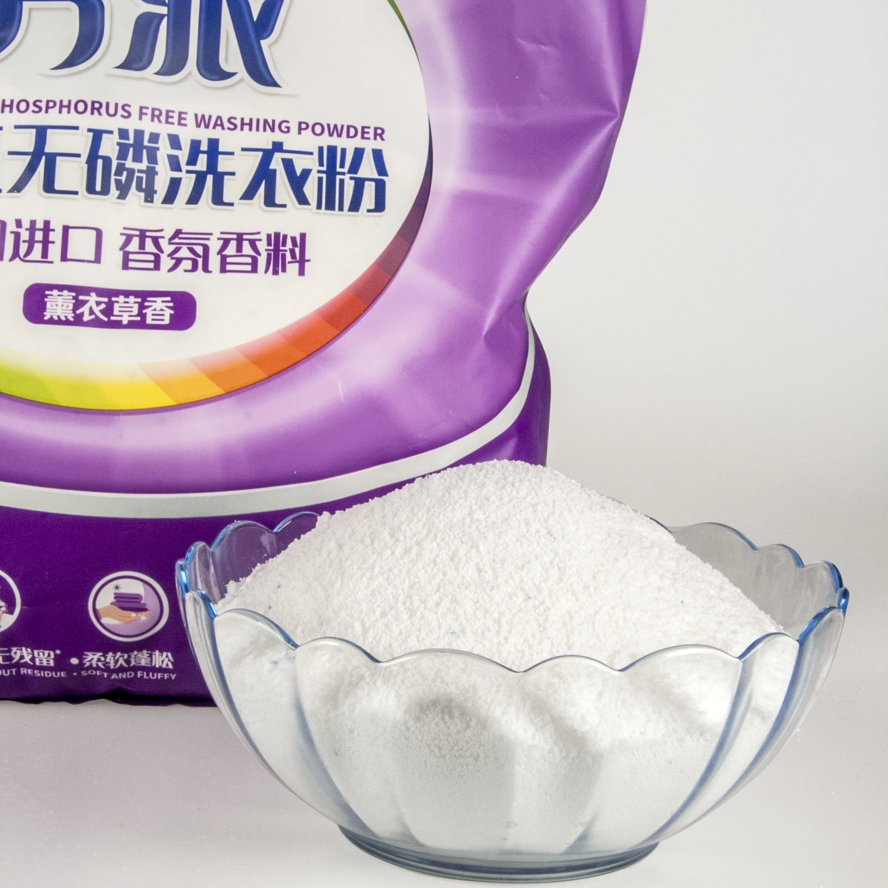 China detergent factory OEM  fragrance Decontamination Laundry Powder Washing Detergent Powder for Automatic Machine Washing