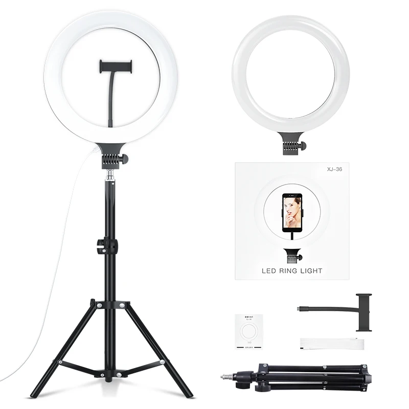 10 Inch Selfie Ring Light with Tripod Stand Professional Photography Selfie Ring Light for Selfie Led Ring light