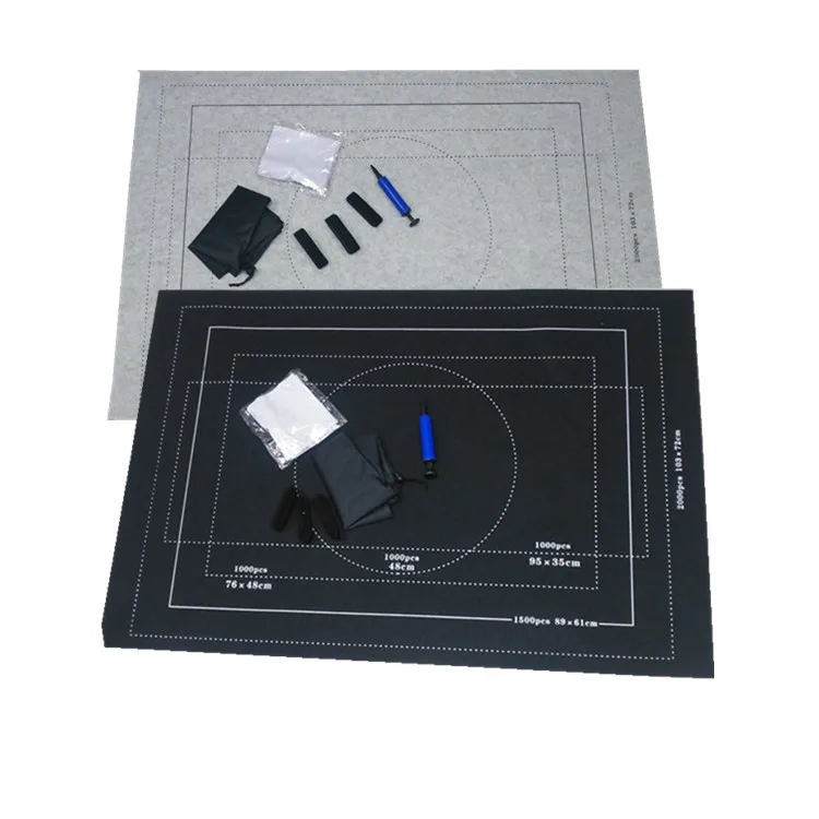 Jigsaw Puzzles Mat Jigsaw Roll Felt Mat Play mat Puzzles Blanket For Up to 1500 Pieces With Travel Storage bag