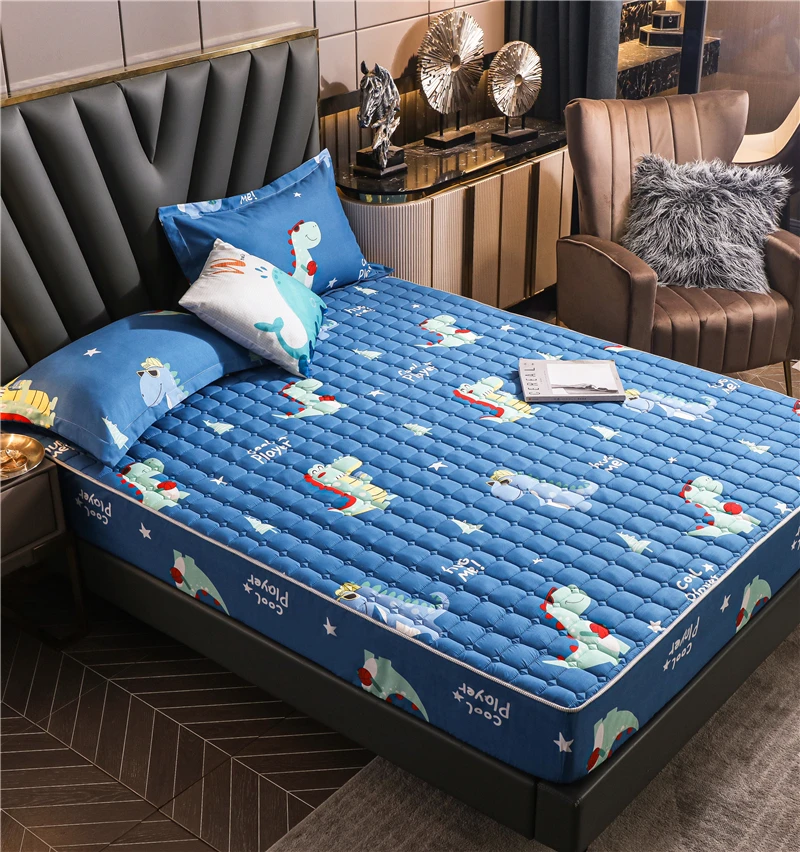 Wholesale Factory Custom Folding Washable Waterproof Mattress Protector Covers Fitted Sheet for Home