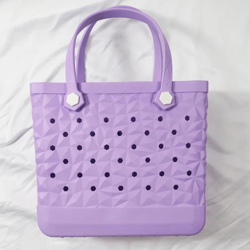 Medium Pool Boat Getaway Bag Utility EVA Tote Waterproof Rubber Beach Bag