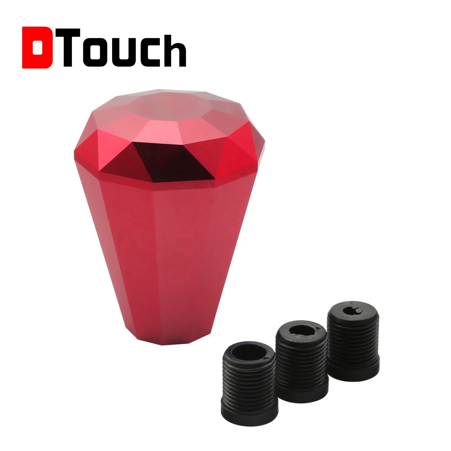 DTOUCH Car Universal Manual Gear Shift Lever Car Aluminum Alloy Diamond shape Shape Manual Gear Shift Knob