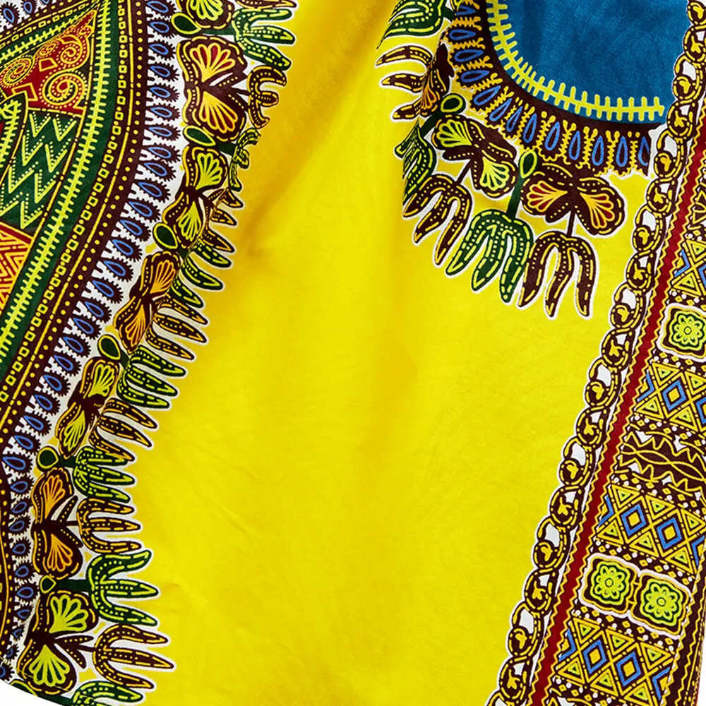 Shenbolen Wax Kid Girls Clothing Manufacturer Summer Dress Sleeveless African Kids Clothing