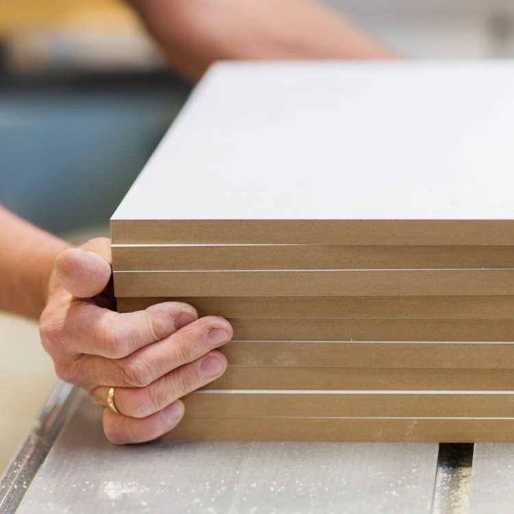 pet plastic coating finish filmed pvc coated mdf panel high gloss pet melamine faced board