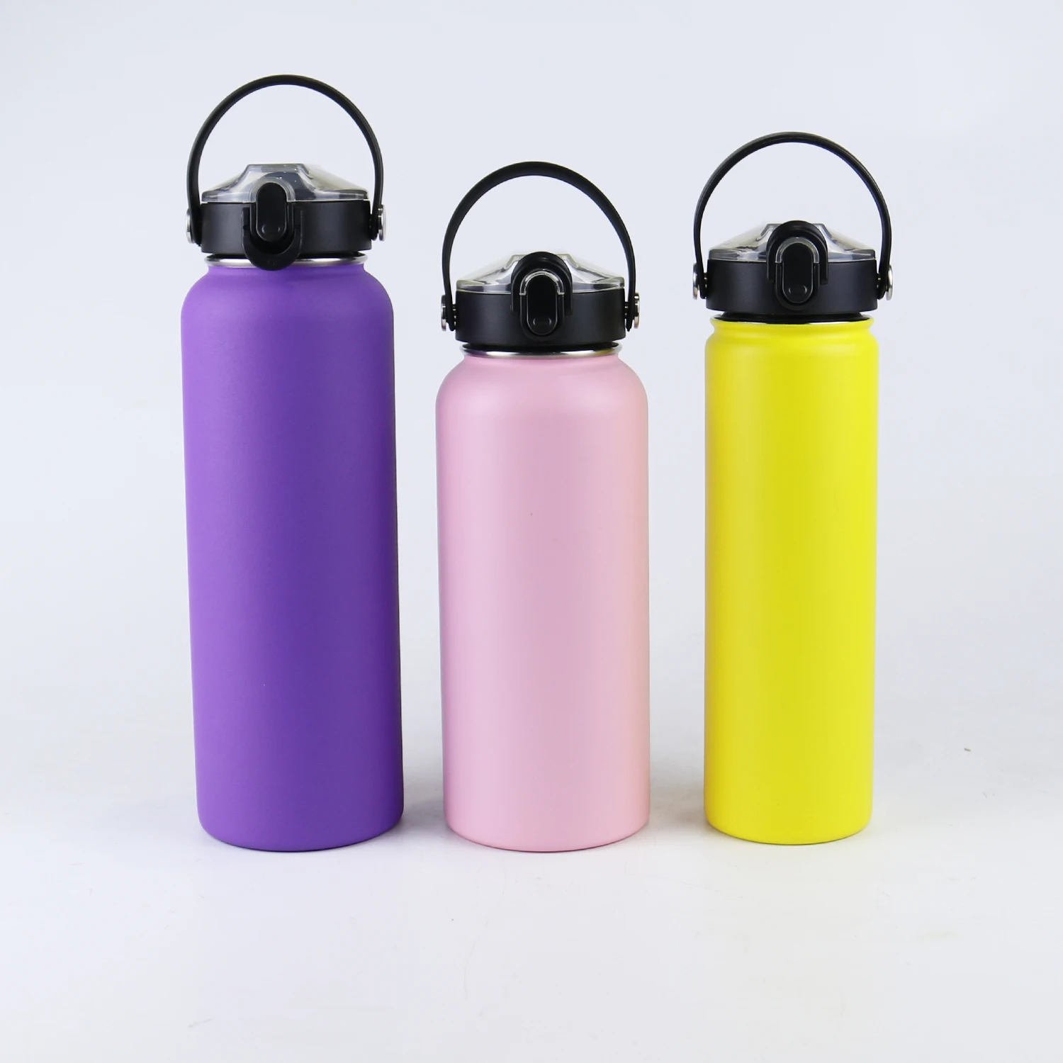 Vitamin Stock Layer Lid New Shape Lid Stainless Steel Double Wall Insulated Thermal Drinking Flask Water Bottle With Inner Layer