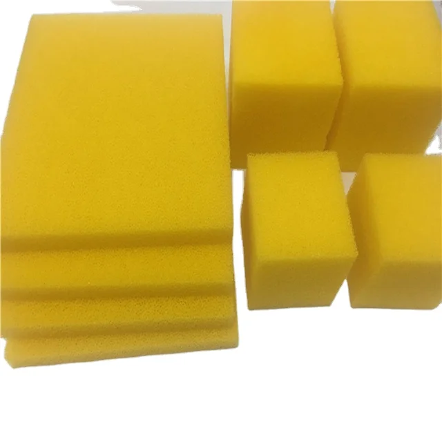 Yellow silicone sponge for shoe washing machine