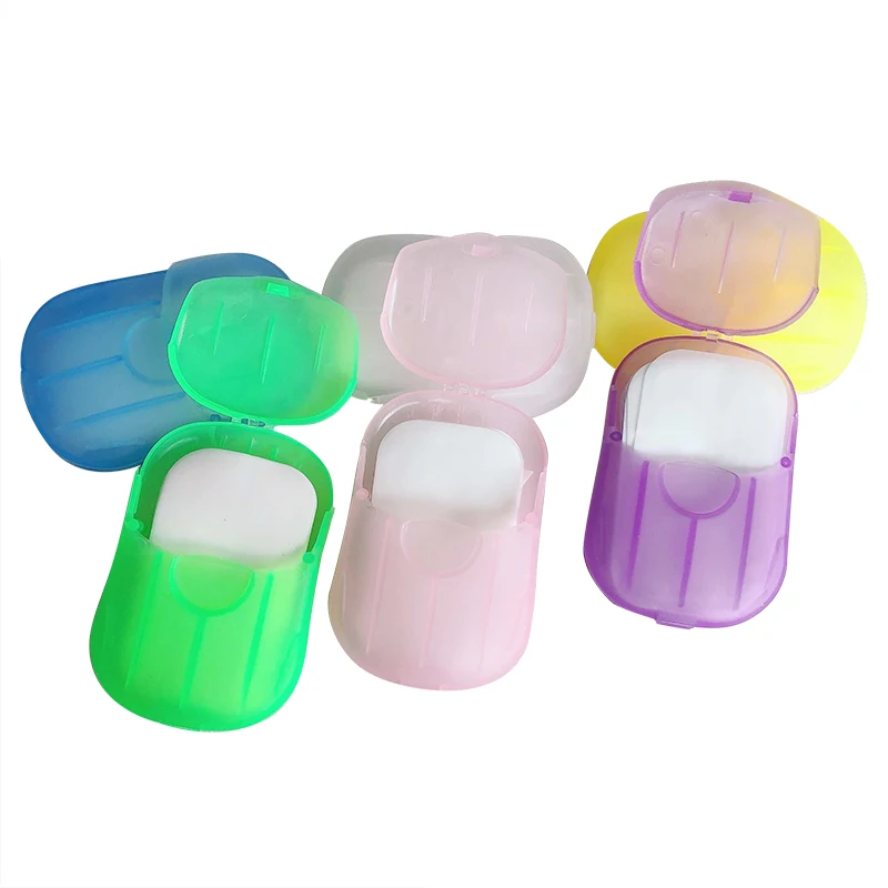 Wholesale Box Paper-Soap Slice Hand Washing Disposable Travel Portable Soap Paper