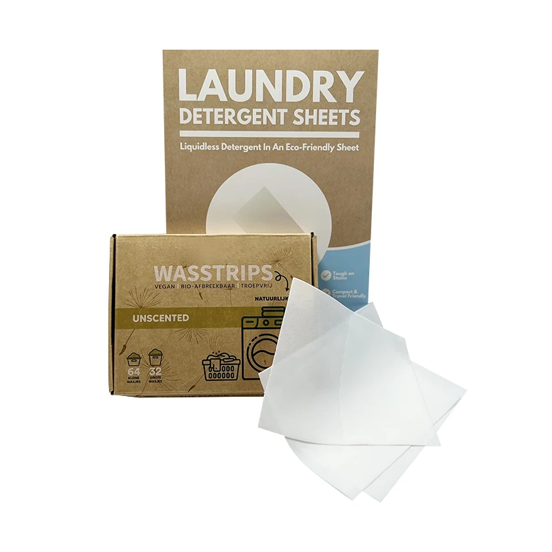 Customized reliable safe plant based laundry soap sheets concentrated quickly dissolving laundry detergent sheets