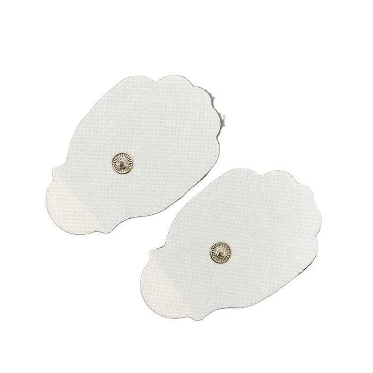 TENS/EMS Unit Plam Snap Electrode Pads Large Premium Replacement Tens Electrodes Reusable up to 25 Times per Electrode Med Tens