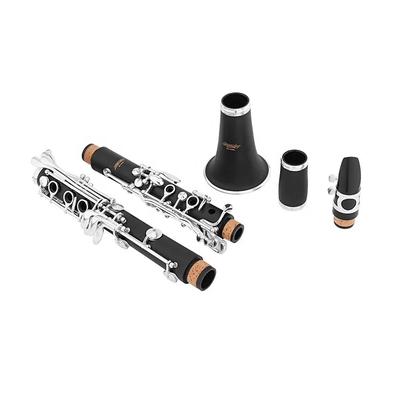Seasound Factory OEM Cheap Bb 17 Keys Silver Keys Clarinet