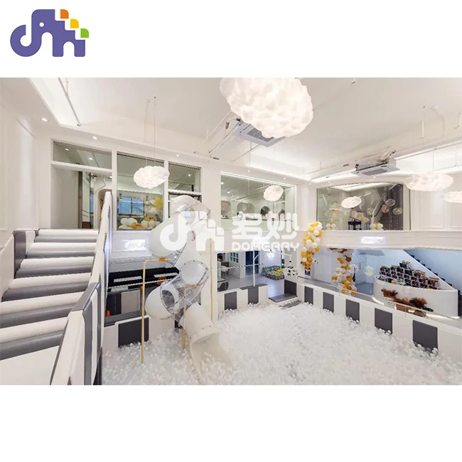 children indoor playground soft play white house all size small big indoor equipment ball pool ballpit