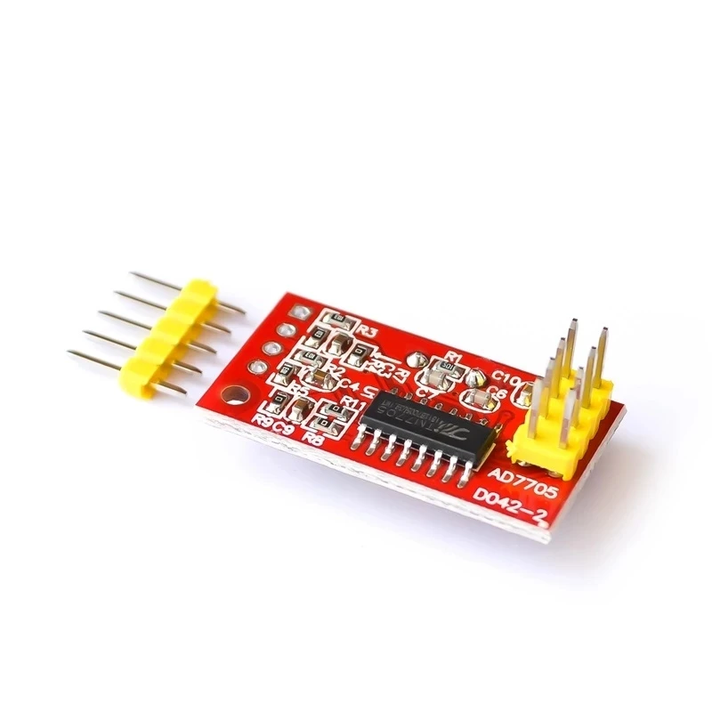 AD7705 Dual Core 16-bit ADC модуль сбора данных усиления входного сигнала программируемый интерфейс SPI