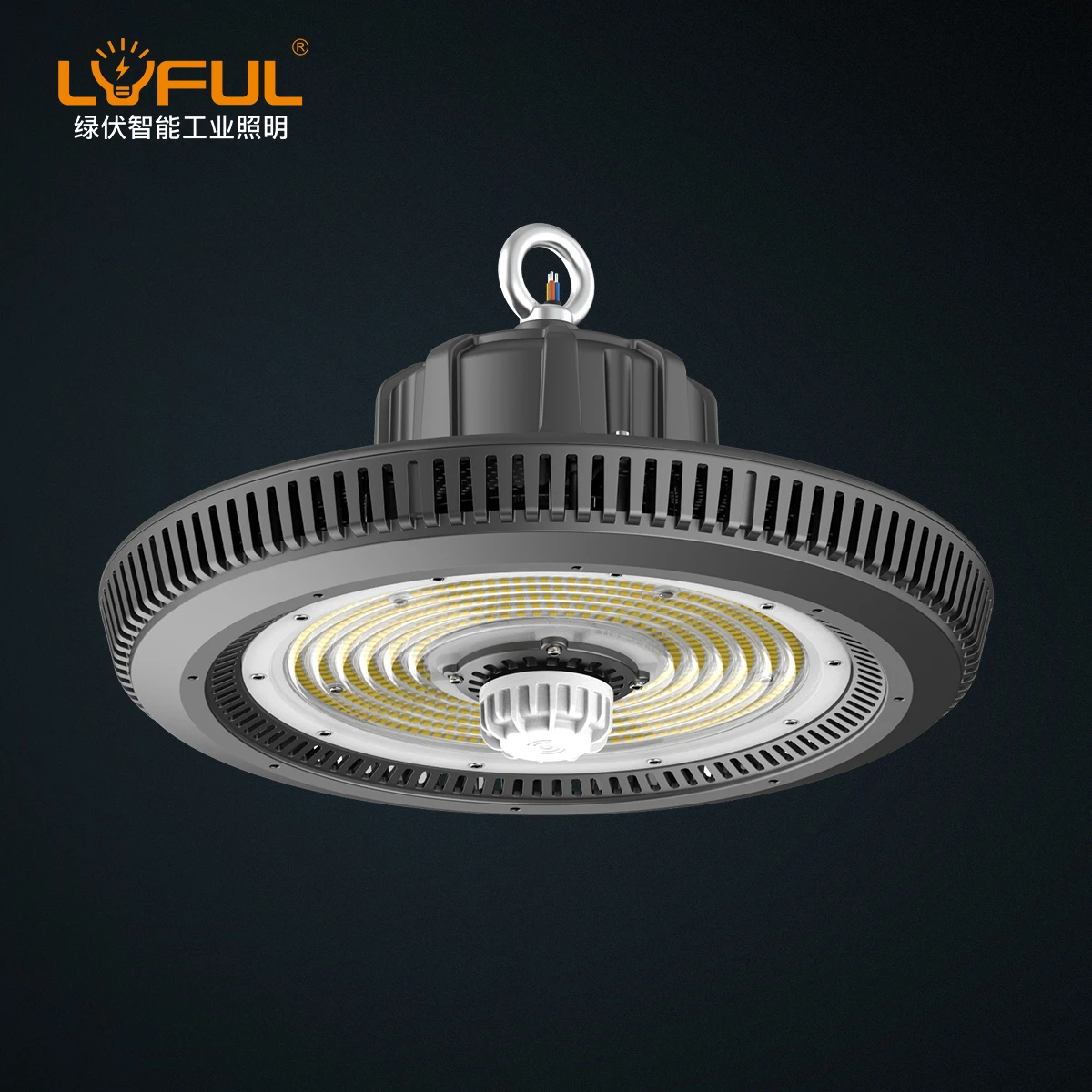 Tuya smart app remote control UFO high bay light 100W 150W Wi-Fi BT Mesh Bluetooth connect working