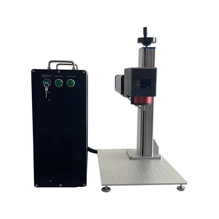 2024 Most Popular Separate Portable Mopa 3D Fiber Laser Marking Machine for Metal Rubber Plastic