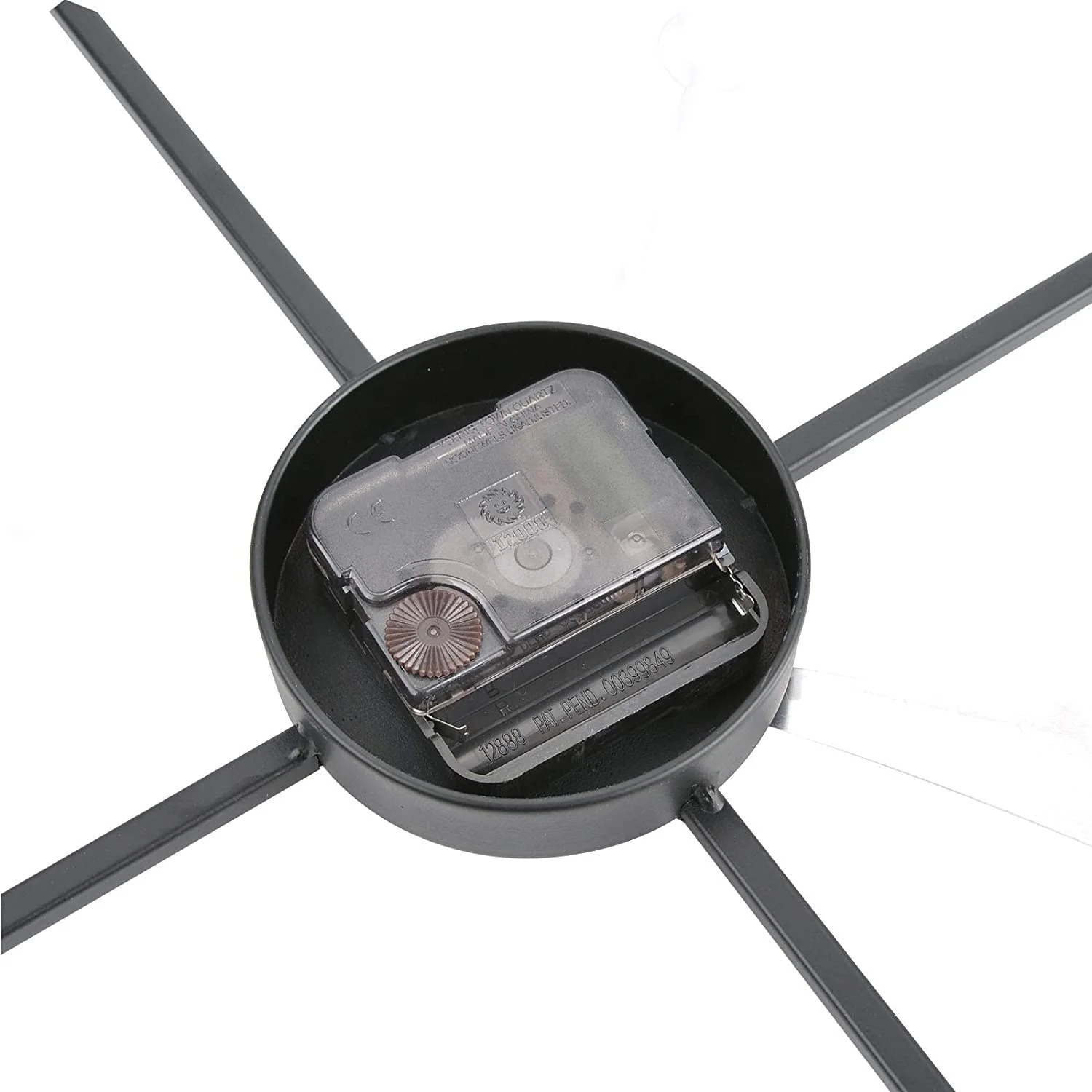 
31.5 Inch 80cm mould laser cut out metal wrought iron skeleton wall clock 