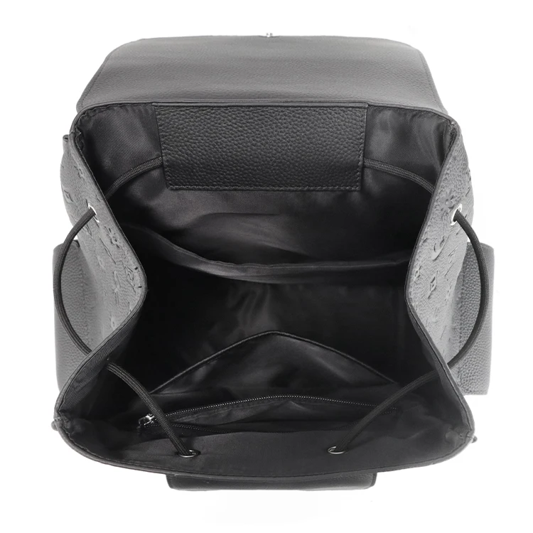 Gorfia Customized OEM Luxury Customization Design Vegan Leather Backpack With Laptop Pocket For Business Or Outside Activity