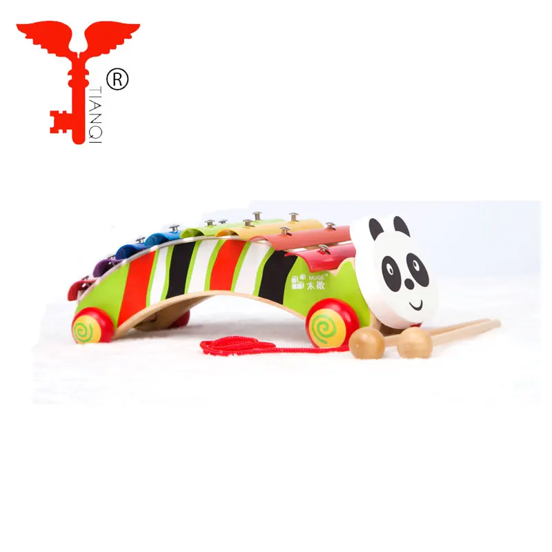 Детский деревянный музыкальный инструмент для детей восьмитоновое пианино обучающая игрушка