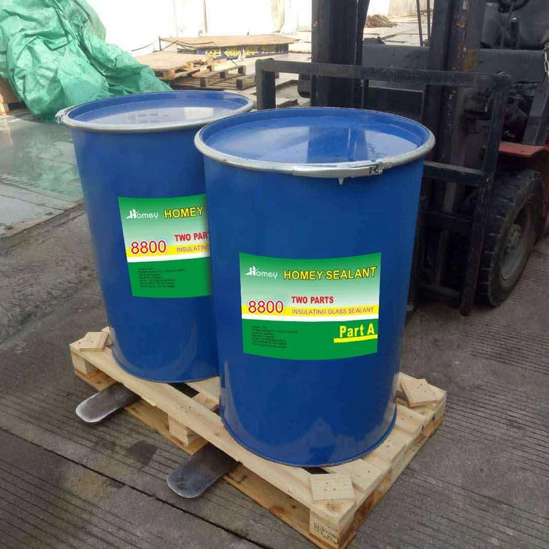 Homey Drum Glass Partition Wall Silicone Sealant Insulating Glass Two Part Silicone Sealant