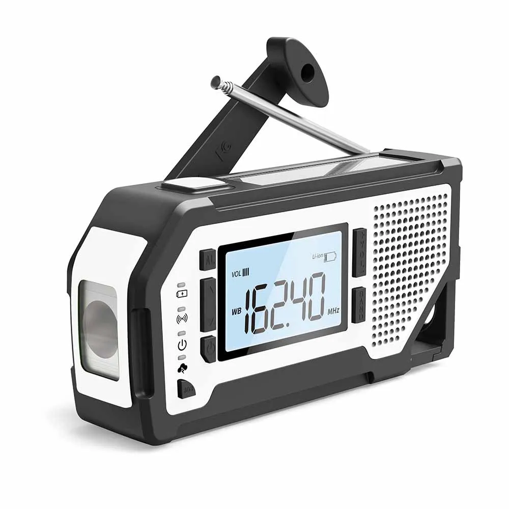 New Design Portable Handheld Rechargeable Solar Digital Radio With AM/FM/WB Function Emergency Radio