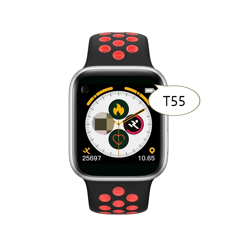 New serie 6 BT blood oxygen Sport health relojes inteligentes 5 T55 for iphone smart watch 2022 digital watches M