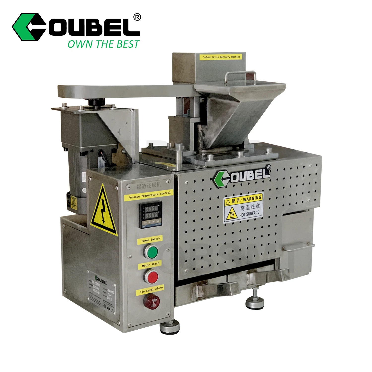 Easy Operate Solder Dross Recycling Machine Tin Waste Slug Recycling Machine Solder Spatter Tin Slag Recovery Machine