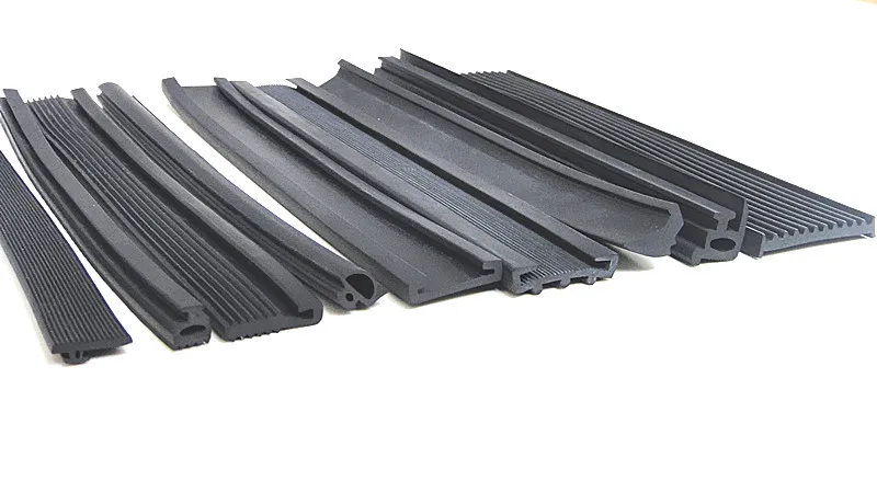 Various types l d u t shaped profile epdm rubber metal edge trim rubber seal strip