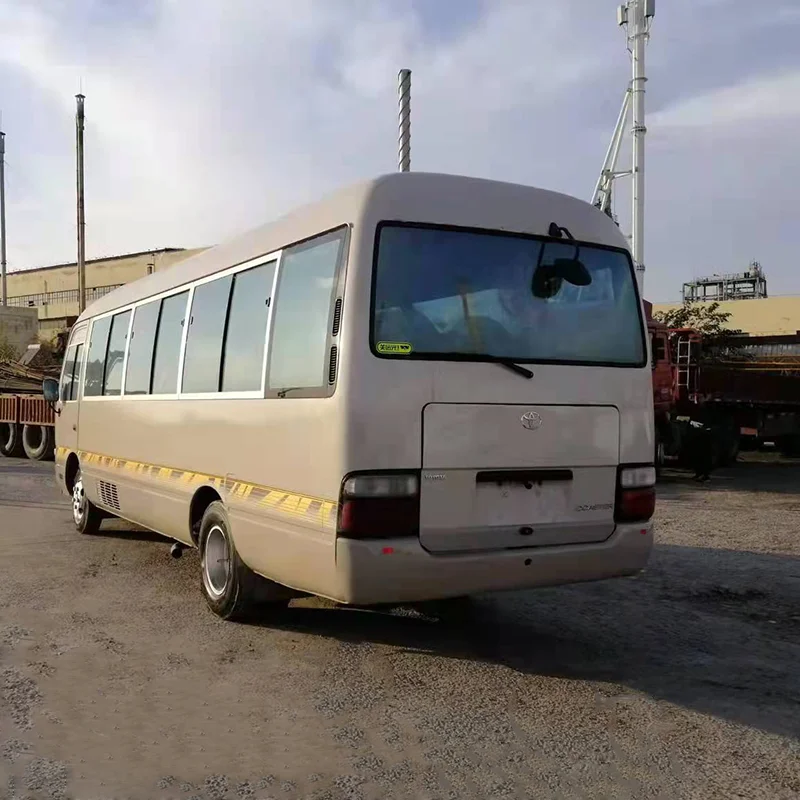 Best Selling Used Toyotai coaster Bus diesel Engine Left Steering Mini Bus Used 30 Seats Car with Discount Price