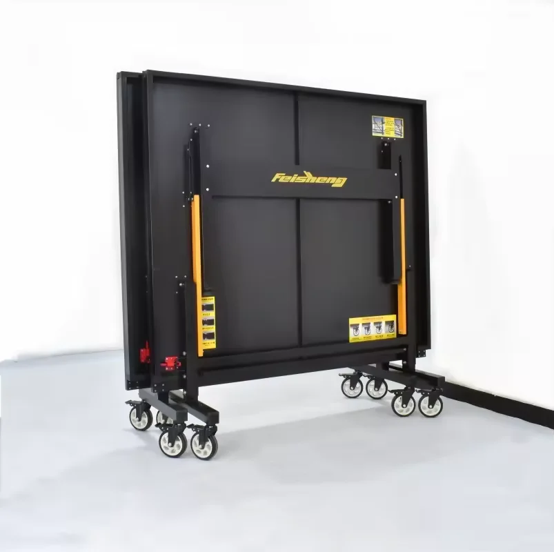 Factory wholesale Portable Indoor 25mm MDF or HDF Table Tennis Table High Quality Competition foldable Pingpong Table