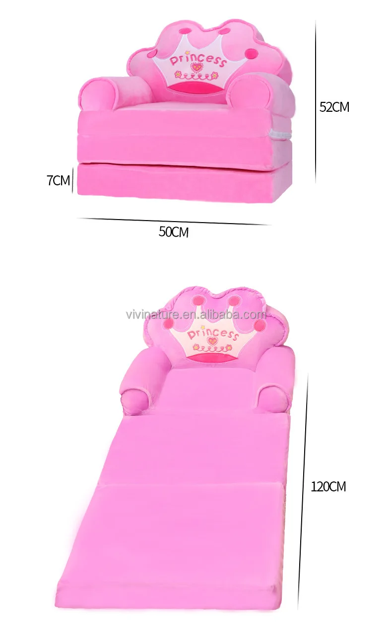 Big Size Floor Bed with Animal Style and Floor Chair