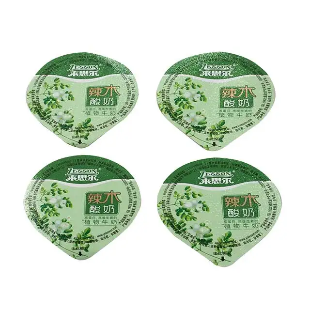 Heat sealing die cut aluminum foil lid for PP ice cream cup