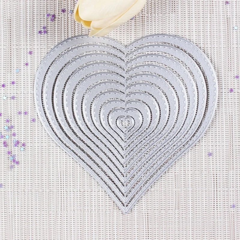 
Custom Scrapbooking & Paper Crafting Metal Curve Stencil Cut Die 