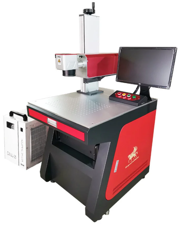 Good Quality Portable Type 20w 30w 50w Fibre Laser Marking Machine